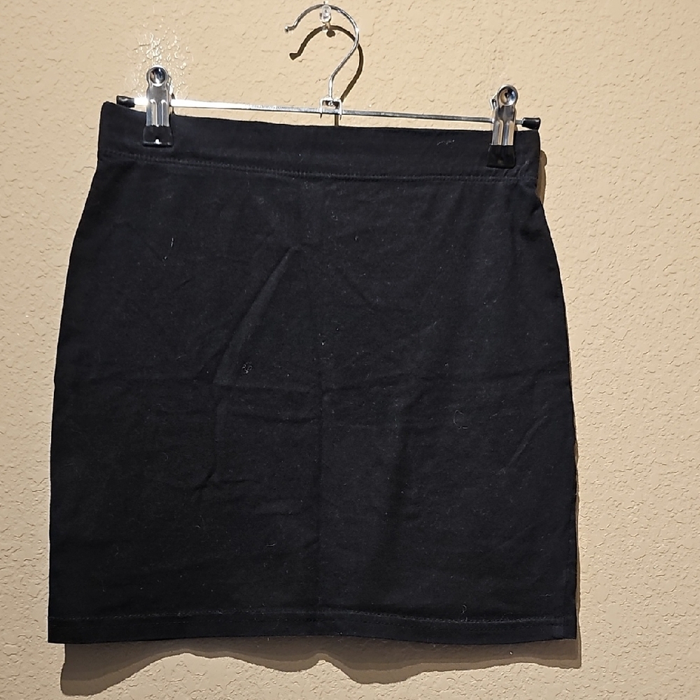 Divided Black Mini Skirt Size 4